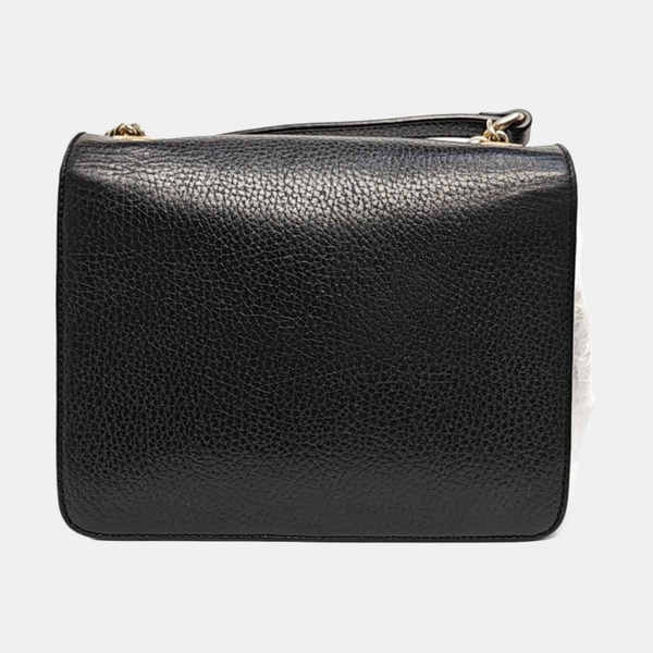 Interlocking G Small Calfskin Black