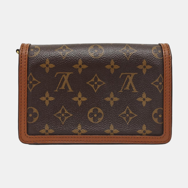 DAUPHINE WOC Monogram Coated Canvas Brown