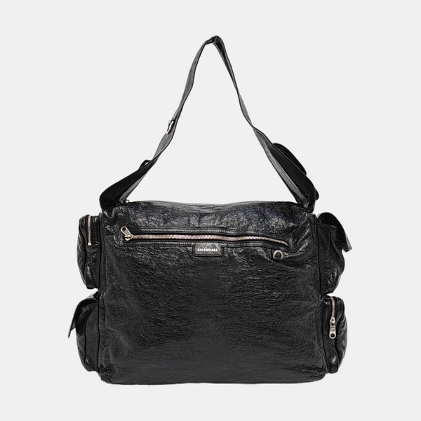 Lambskin Tote Bag Black