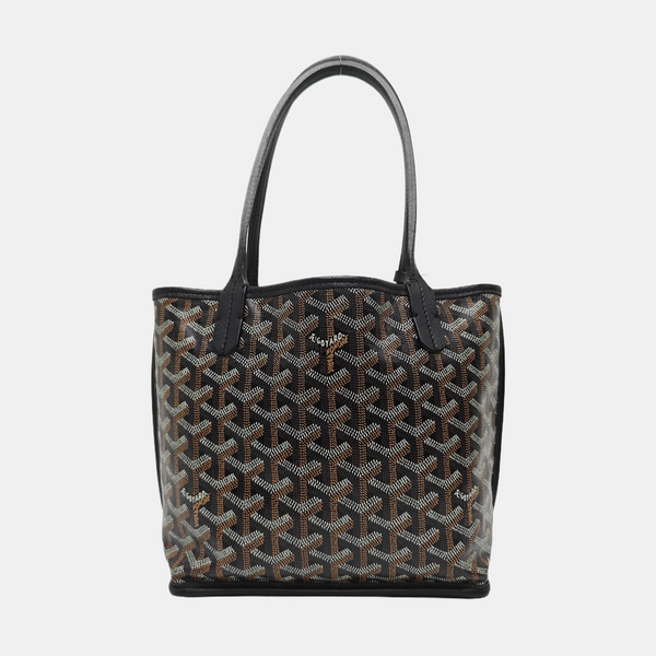 Anjou Mini Coated Canvas Black