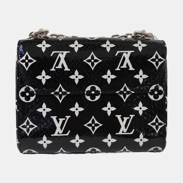 TWIST PM Monogram Python Black