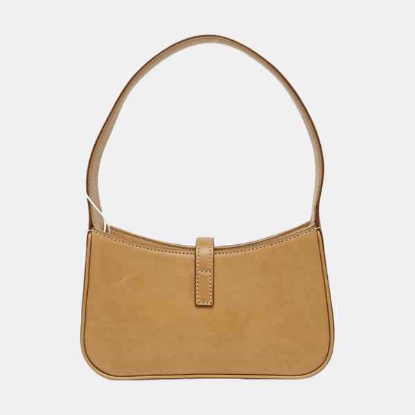Calfskin Top Handle Bag Brown