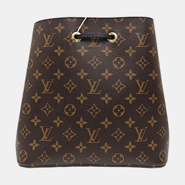NÉONOÉ MM Monogram Coated Canvas Brown