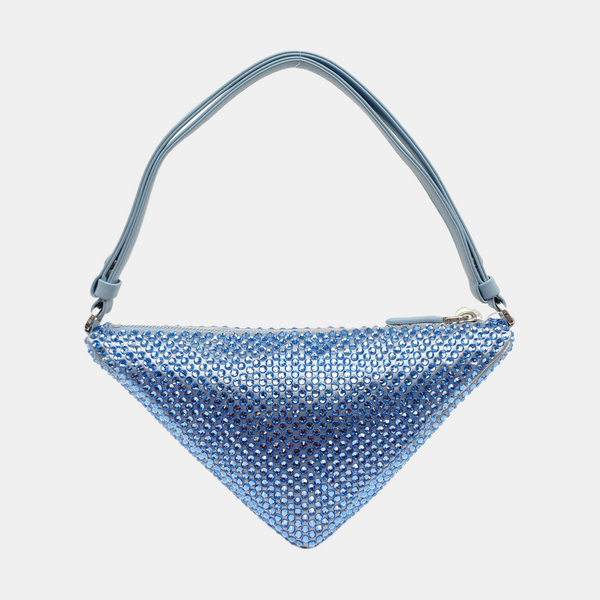 Crystal Shoulder Bag Blue