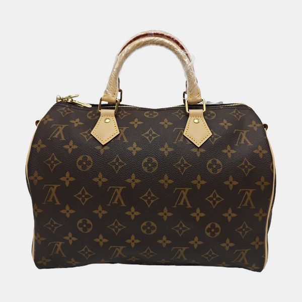 SPEEDY 30 Monogram Coated Canvas Brown
