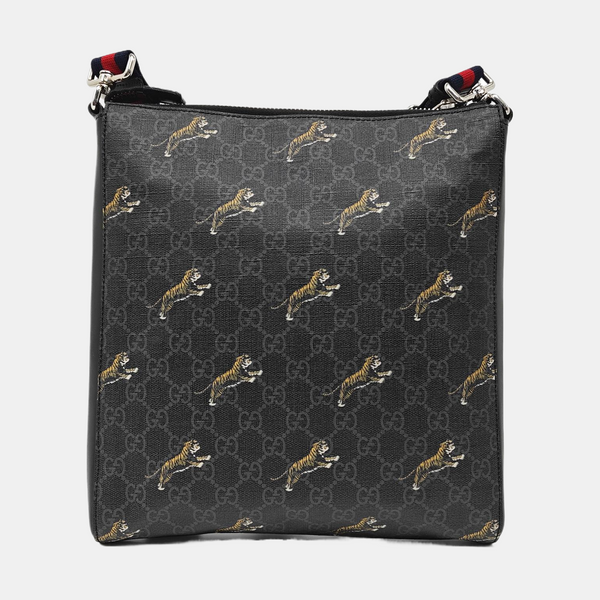 GG Supreme Monogram Coated Canvas Black