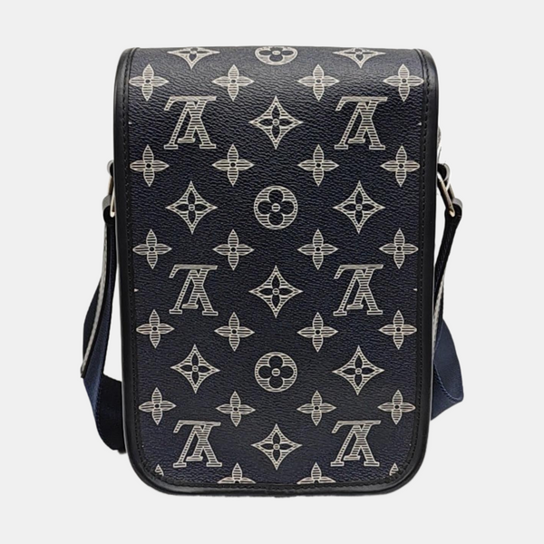 CHAPMAN SAVANE BB Monogram Coated Canvas Blue