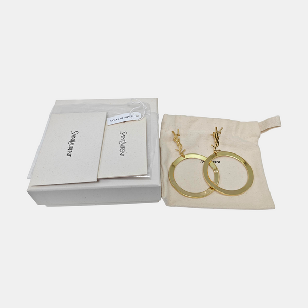 Metal Gold Stud Earrings