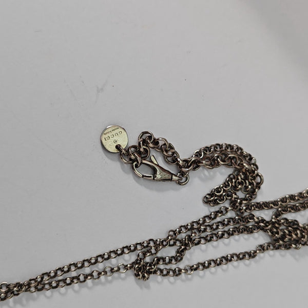 925 Sterling Silver Blue Necklace