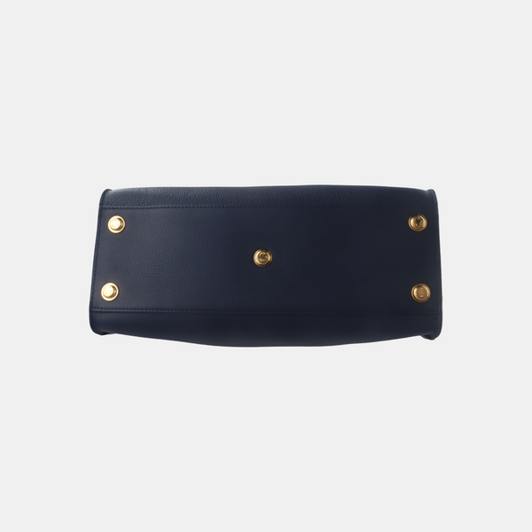 ON MY SIDE MM Calfskin Blue