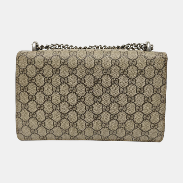 Dionysus Small Monogram Coated Canvas Black