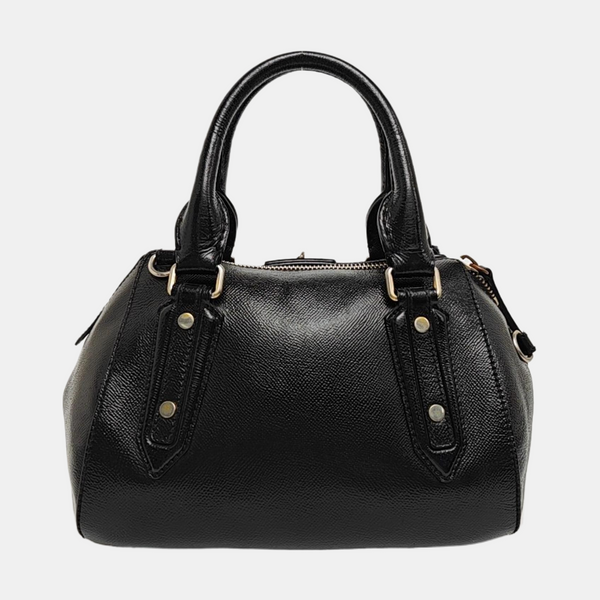 Calfskin Shoulder Bag Medium Black