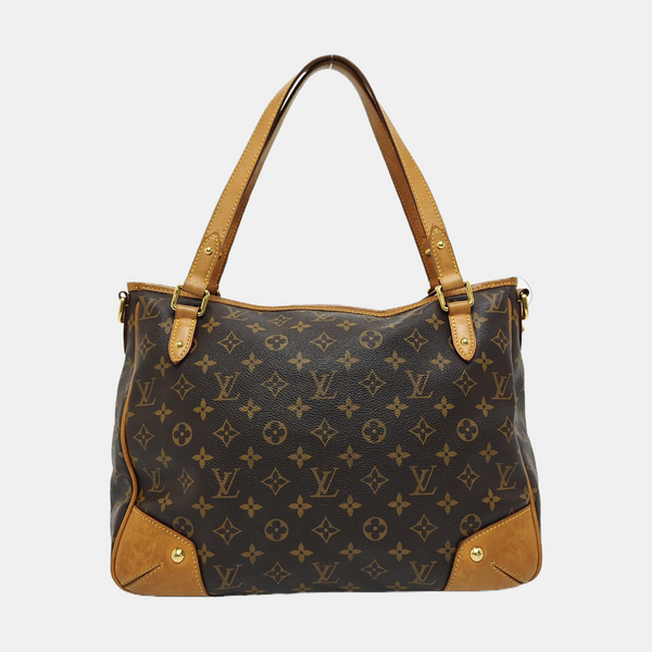 ESTRELA GM Monogram Coated Canvas Brown