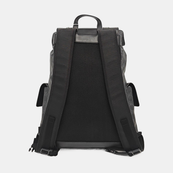 GG Supreme Monogram Coated Canvas Black