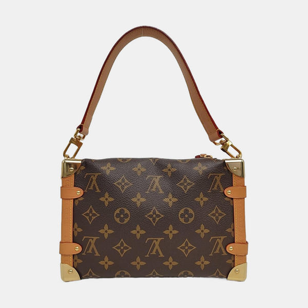 SIDE TRUNK MM Monogram Coated Canvas Brown