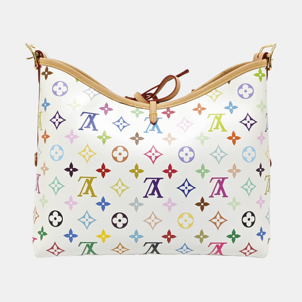 LV × TM CARRYALL PM Monogram Coated Canvas White