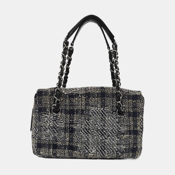 Fabric Top Handle Bag Multicolor