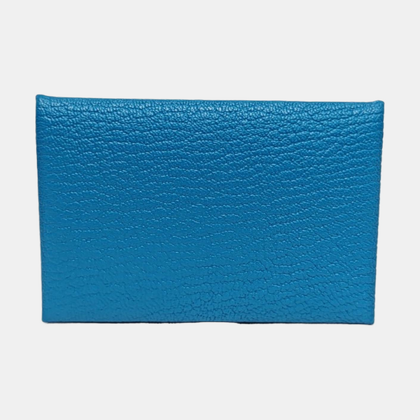 Calvi Chèvre Mysore Blue Card Holder