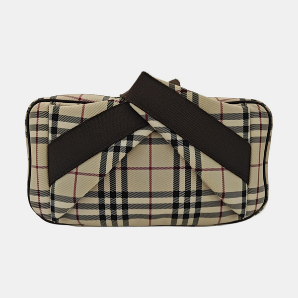 Fabric Belt Bag Brown