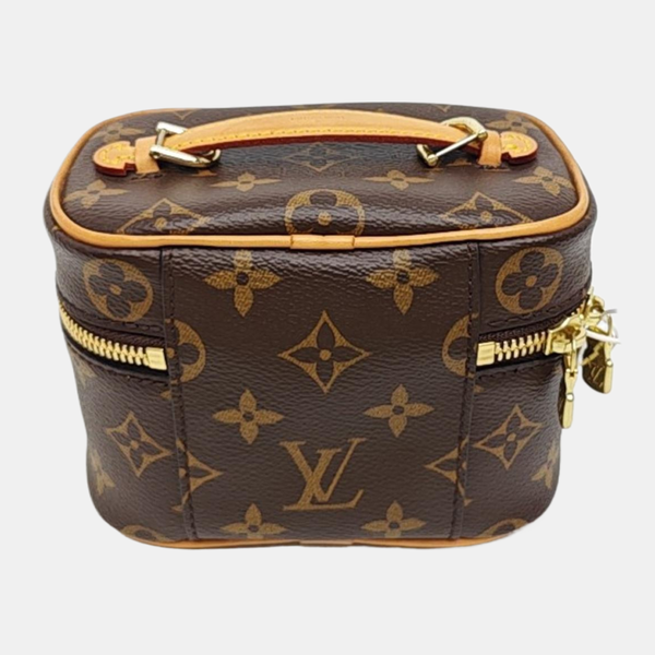 NICE Super Mini Monogram Coated Canvas Brown