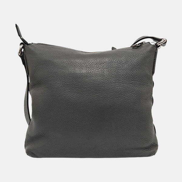 Calfskin Crossbody Bag Gray