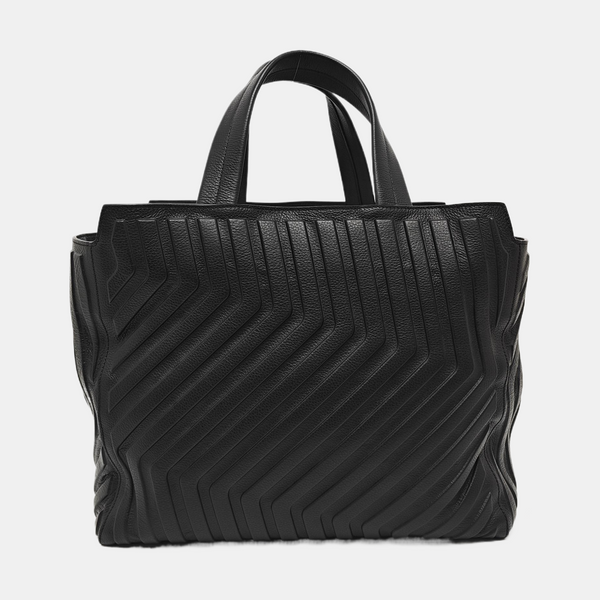 HAMPTON CARRY ALL Medium Calfskin Black