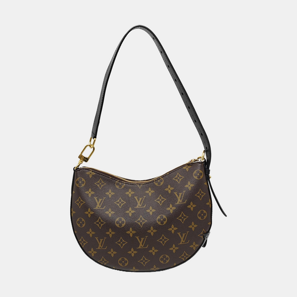 COOKIE BB Monogram Coated Canvas Brown