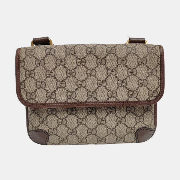 Neo Vintage Small Monogram Coated Canvas Beige