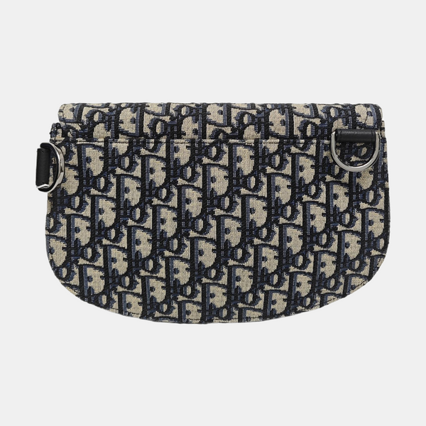 Authenticated pre-owned Saddle Monogram Canvas Beige - Shoulder Bag at Looply