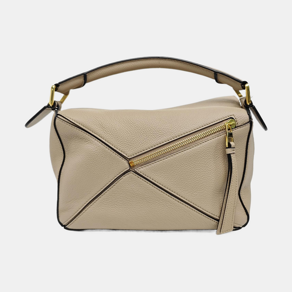 Puzzle Small Calfskin Beige