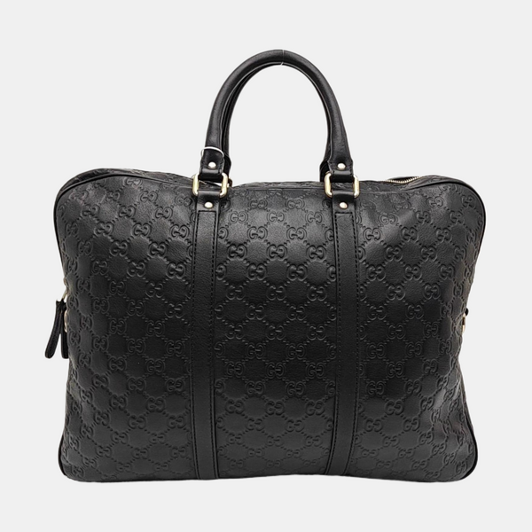 Signature Monogram Calfskin Black