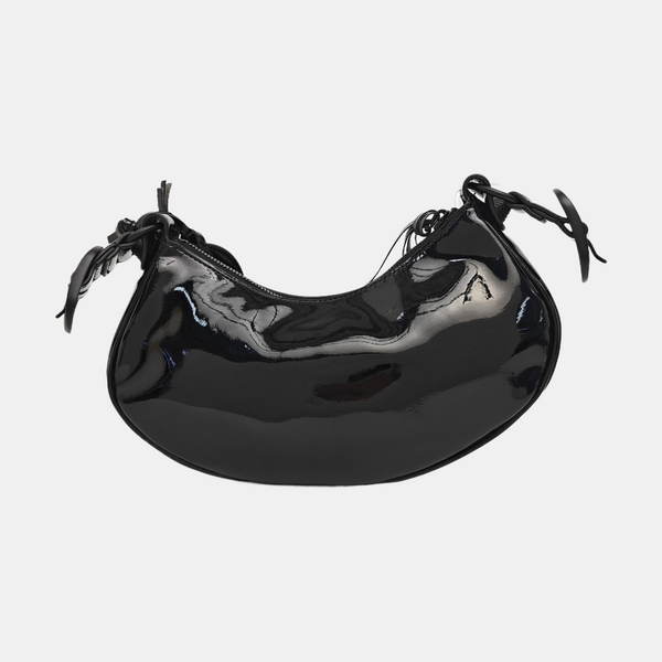 Le Cagole Mini Patent Leather Black