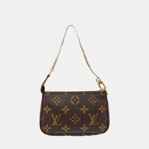 ACCESSOIRES Mini Monogram Coated Canvas Brown