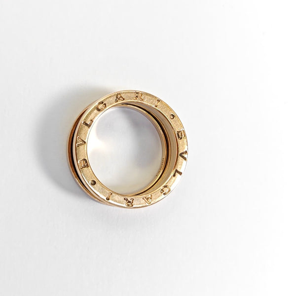 B.ZERO1 18k Rose Gold Ring EU 56