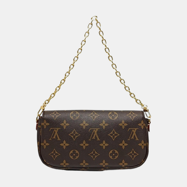 IVY Monogram Coated Canvas Brown