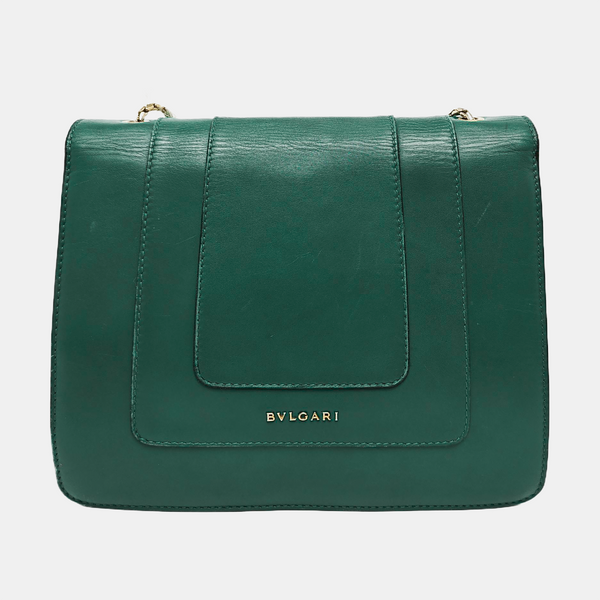 SERPENTI FOREVER Medium Calfskin Green