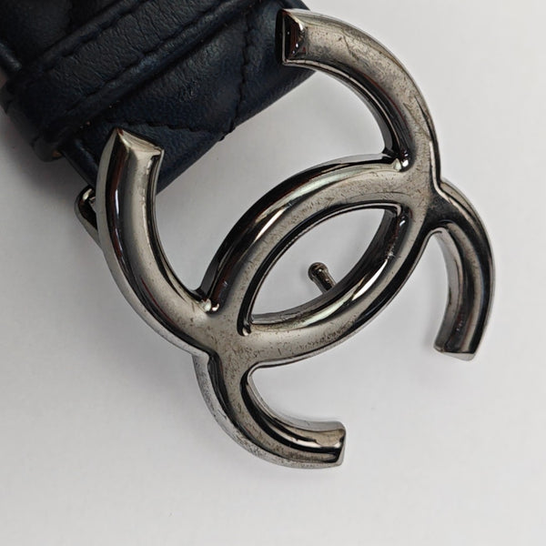 Leather Belt Blue