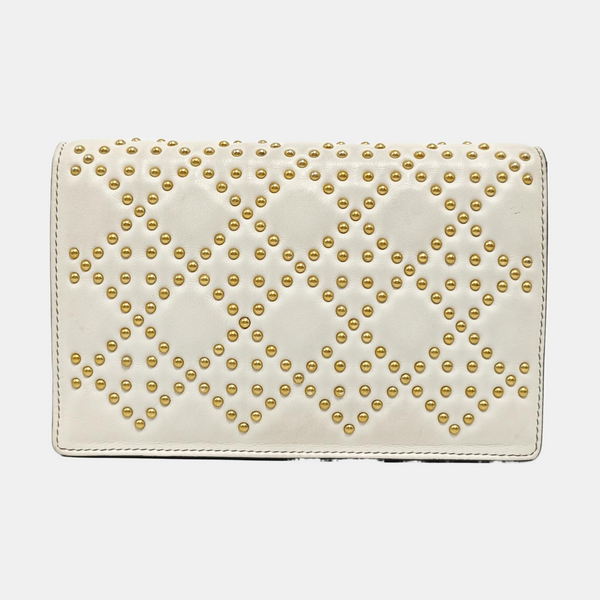Calfskin Shoulder Bag White