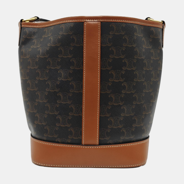 TRIOMPHE CANVAS Small Coated Canvas Brown