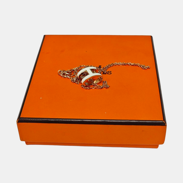 Pop H Metal Rose Gold Necklace
