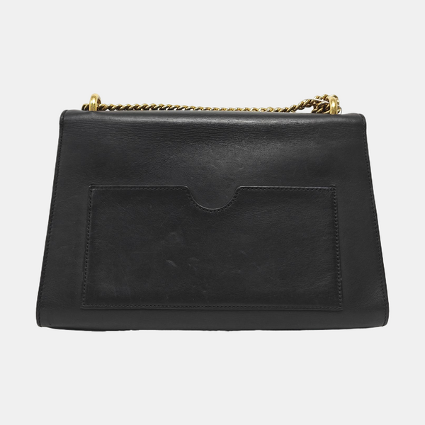 Padlock Medium Calfskin Black