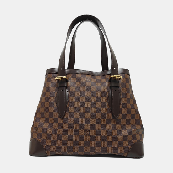 HAMPSTEAD MM Damier Ebene Coated Canvas Brown