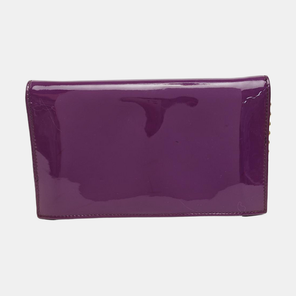 Calfskin Shoulder Bag Purple