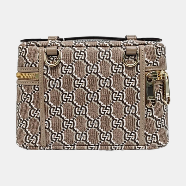 Authenticated pre-owned Ophidia Super Mini Monogram Coated Canvas Grey - Shoulder Bag at Looply