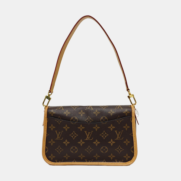 DIANE Monogram Coated Canvas Brown