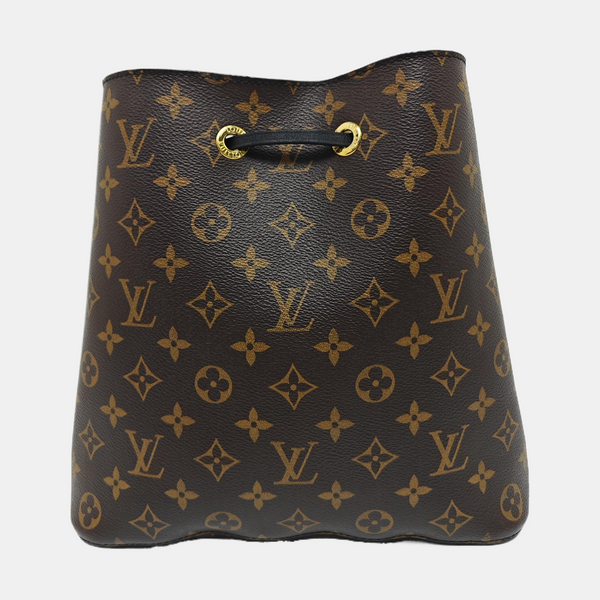 NÉONOÉ MM Monogram Coated Canvas Brown