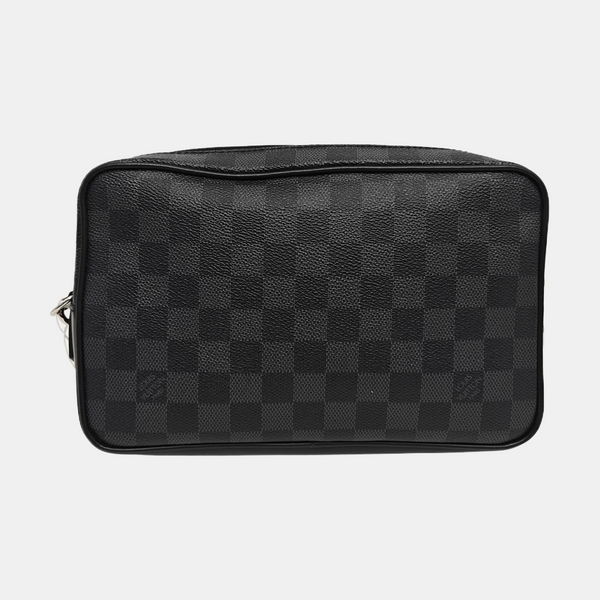 ALPHA Damier Graphite Coated Canvas Gray