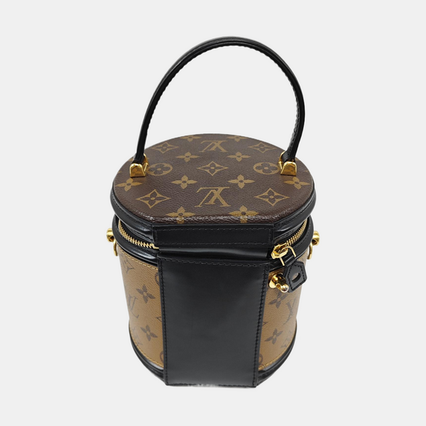 CANNES PM Monogram Coated Canvas Brown
