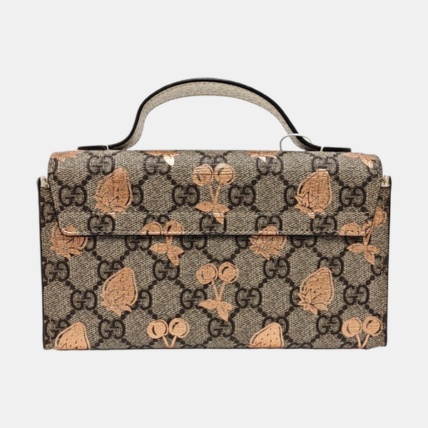 Padlock Mini Monogram Coated Canvas Beige