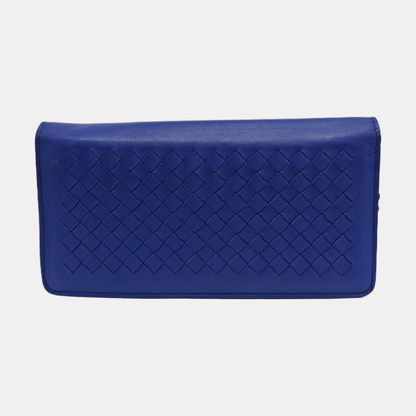 Lambskin Shoulder Bag Blue